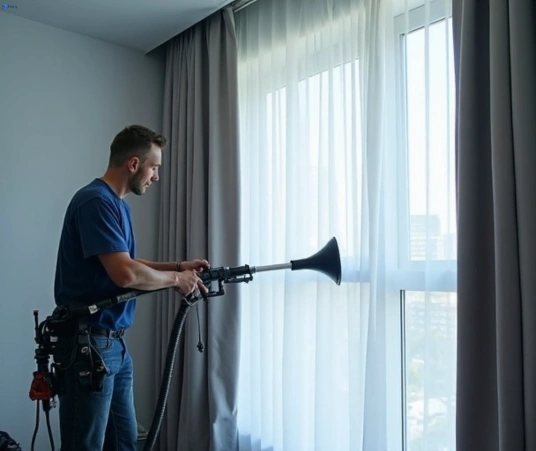 Professional curtain stain removal process equipment Matty Curtain Cleaning eynesbury-vic